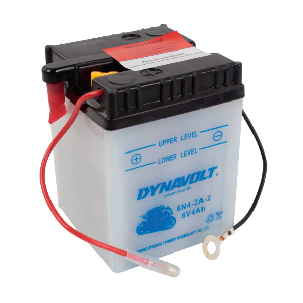 dynavolt Dynavolt 6n42a2 conventional dry charge battery with acid pack